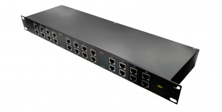 RVi-1NSP20-24GP Устройство грозозащиты линии Ethernet и PoE Подключение 24 защищаемых устройств Фото RVi-1NSP20-24GP Устройство грозозащиты линии Ethernet и PoE Подключение 24 защищаемых устройств Фото