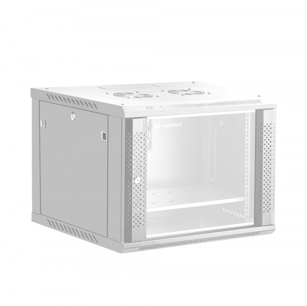 UB-WMC-9U-60/60-GD (G) Шкаф телекоммуникационный настенный 19 UB-WMC-9U-60/60-GD (G) Шкаф телекоммуникационный настенный 19