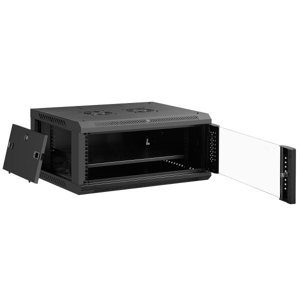 UB-WMC-4U-60/45-GD (B) Шкаф телекоммуникационный настенный 19 UB-WMC-4U-60/45-GD (B) Шкаф телекоммуникационный настенный 19