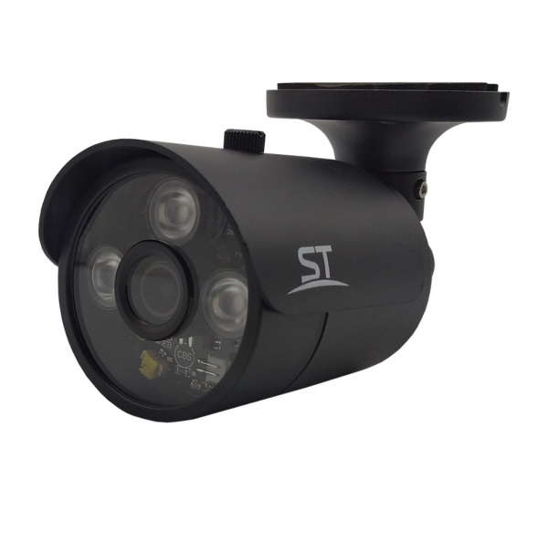 ST-181 M IP HOME ЧЕРНАЯ (2,8mm), (версия 4) 3Mp (2304*1296), уличная цилиндрическая IP-камера с ИК подсветкой до 40 м Фото
