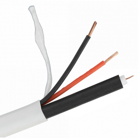 РК 75+2х0,5 (48) PVC ВНУТРЕННИЙ (белый, 200м) Фото