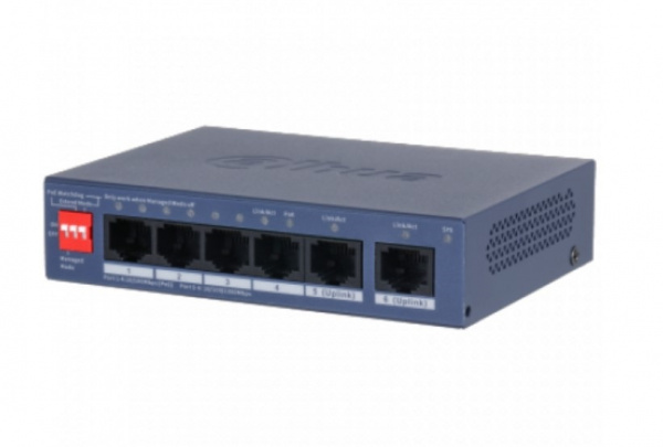 DH-CS4005-4ET2GT-60 4-портовый PoE коммутатор с функцией облачного управления Фото