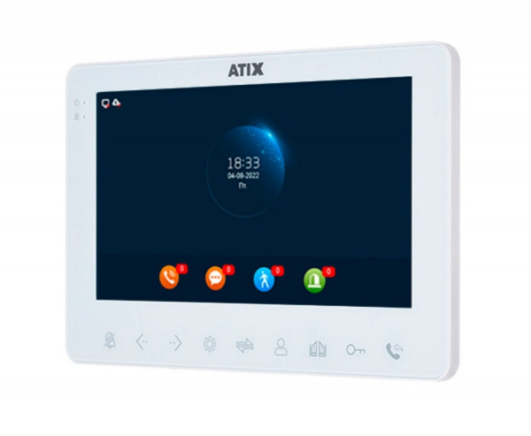 AT-I-M711F/T White Цветной домофон FHD Фото AT-I-M711F/T White Цветной домофон FHD Фото