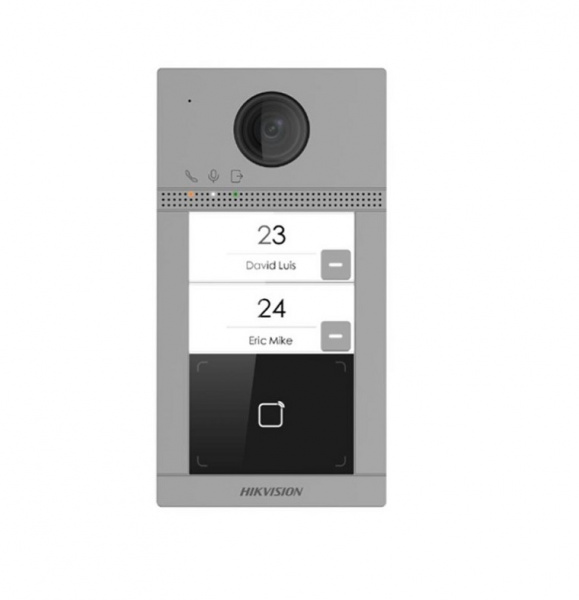 DS-KV8213-WME1(C) 2Мп IP вызывная панель на двух абонентов с ИК-подсветкой и Wi-Fi Фото DS-KV8213-WME1(C) 2Мп IP вызывная панель на двух абонентов с ИК-подсветкой и Wi-Fi Фото