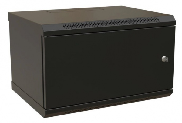 WR-TW-1266-SR-RAL9004 Шкаф настенный 19-дюймовый (19