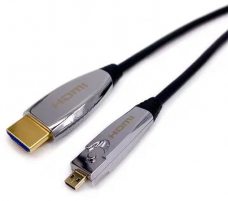 HDMI v2.1 кабель оптический 4K HDR Pro-HD Expert 20 метров, со съёмным наконечником Фото
