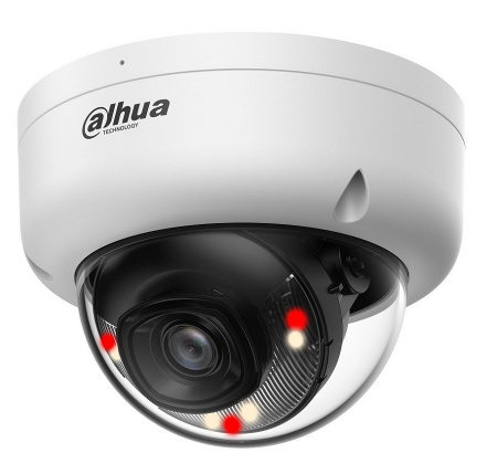 DH-IPC-HDBW1439E1P-A-IL-0280B-S6 Уличная купольная IP-видеокамера с ИК-подсветкой до 30м и LED-подсветкой до 30м 4Мп Фото