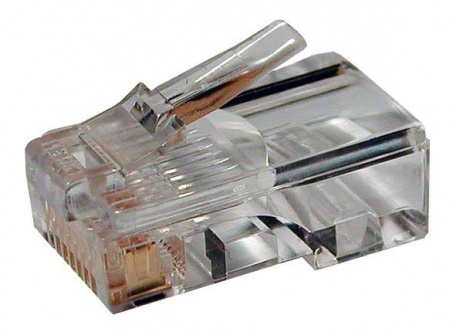 Hyperline PLUG-8P8C-U-C5-100 Разъем RJ-45(8P8C) под витую пару, категория 5e Фото