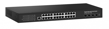 NS-SW-24G4G10-PL Управляемый L3 PoE коммутатор Фото