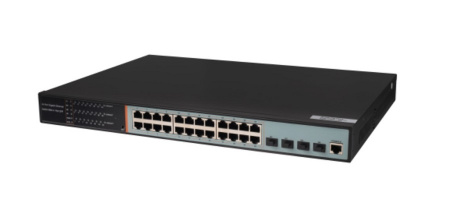 AT-NS-24G-4GS/L3 (F) 24 портовый гигабитный коммутатор L3 Фото