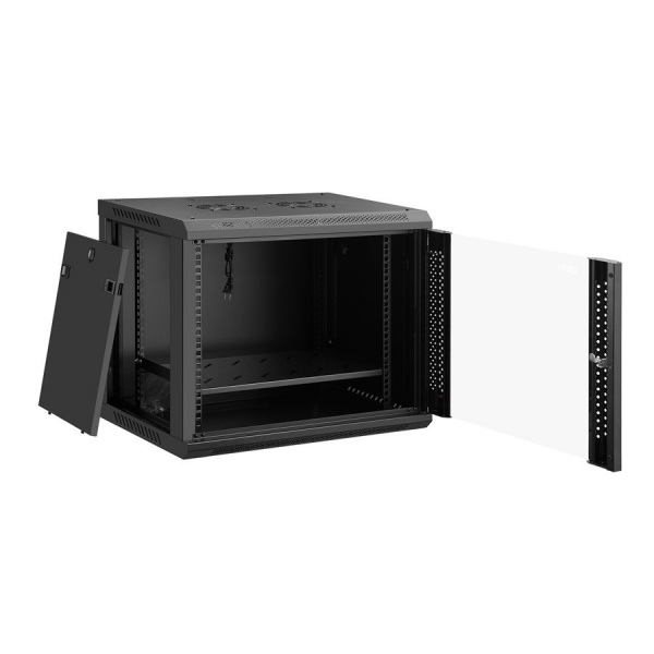 UB-WMC-9U-60/45-GD (B) Шкаф телекоммуникационный настенный 19 UB-WMC-9U-60/45-GD (B) Шкаф телекоммуникационный настенный 19