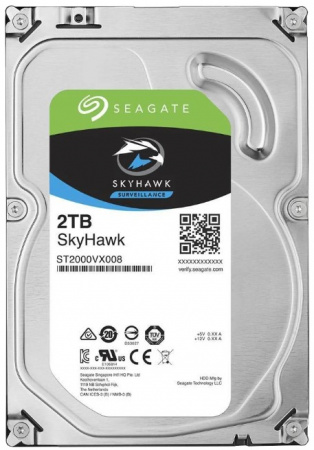 Жесткий диск 2TB SkyHawk (ST2000VX008), SATA-III  Фото