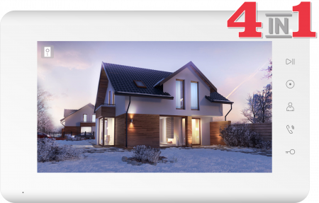 Mia HD XL (White) монитор цветного видеодомофона 7 дюймов Фото