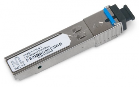 Модуль NetLink SFP-OT-SC01-1310-G-3km (Tx-1310nm, Rx-1550nm) Фото