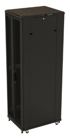 Hyperline TTB-4266-DD-RAL9004 Шкаф напольный 19-дюймовый, 42U, 2055x600х600 мм (ВхШхГ) Фото