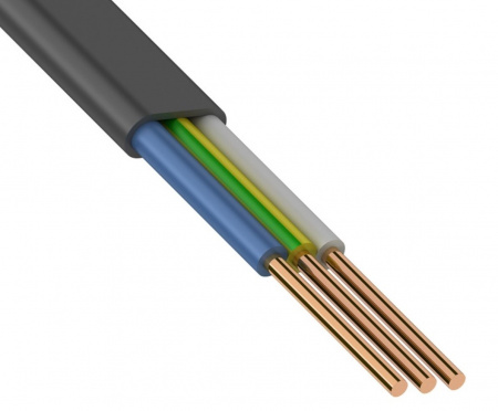 Кабель силовой медный ВВГ-Пнг(А)-LS 3x1,5 мм² 100 м, ГОСТ 31996-2012, ТУ 16.К71-310-2001 Фото