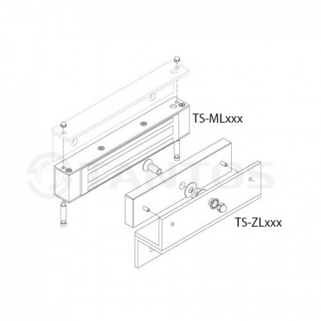 TS-ZL180 Комплект креплений (Z-образный) Фото