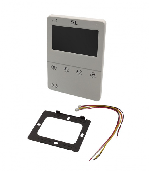 ST-M100/4 (S) БЕЛЫЙ, (версия 2) Монитор домофона цветной Фото ST-M100/4 (S) БЕЛЫЙ, (версия 2) Монитор домофона цветной Фото
