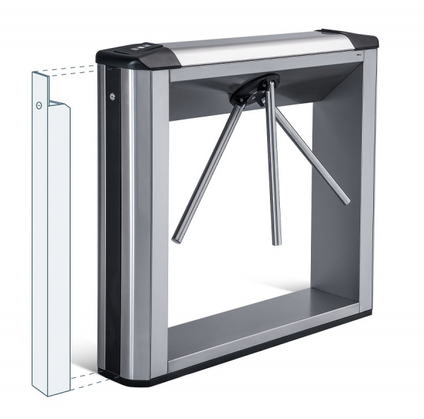 PERCo-TBC01.9А Турникет тумбовый электромеханический с автоматическими преграждающими планками Антип Фото