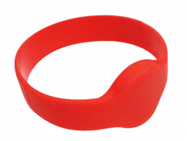 Браслет Mifare, IL-10D54MR, силиконовый, без застёжки (красный, детский) Фото