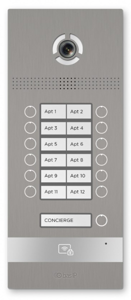 BI-12FB SILVER Вызывная панель на 12 абонентов Фото BI-12FB SILVER Вызывная панель на 12 абонентов Фото
