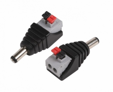 Разъем питания штекер 2.1х5.5 с быстрозажимной колодкой (блистер) REXANT Фото