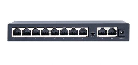 UB-SW-8F2F-96 out Base Неуправляемый коммутатор Unibrave с поддержкой PoE на 8 портов с внешним адаптером питания Фото