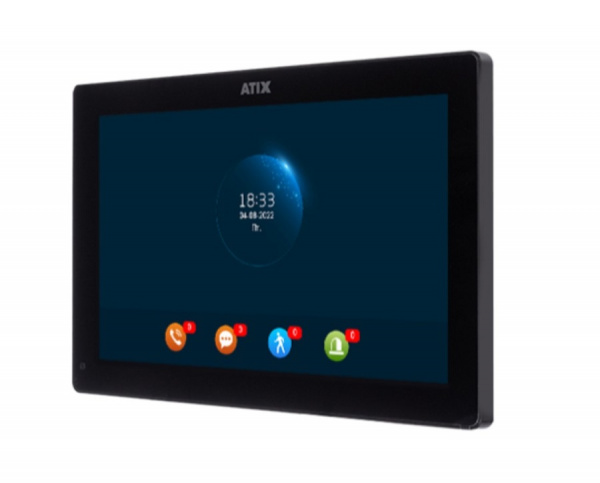 AT-I-M1012F/IW Black Цветной Wi-Fi домофон FHD с функцией DVR и AI Фото AT-I-M1012F/IW Black Цветной Wi-Fi домофон FHD с функцией DVR и AI Фото
