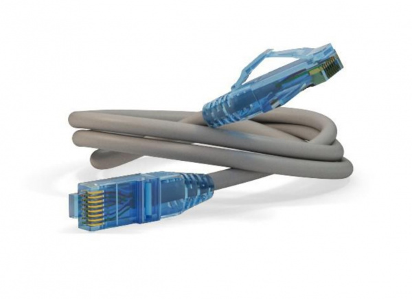 Hyperline PC-LPM-UTP-RJ45-RJ45-C6-0.5M-LSZH-GY Патч-корд U/UTP, Cat.6, LSZH, 0.5 м, серый Фото