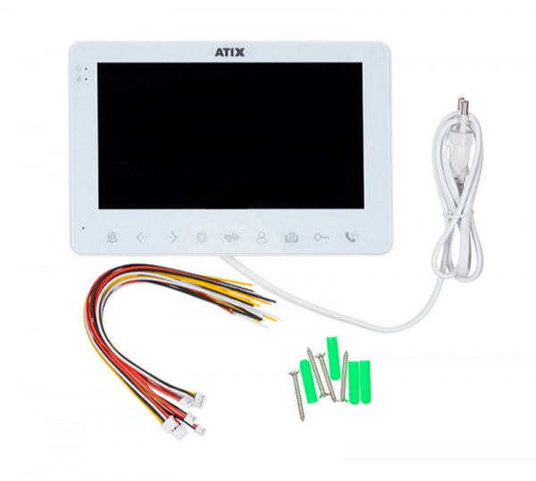 AT-I-M710C/T White Цветной домофон с TFT экраном Фото AT-I-M710C/T White Цветной домофон с TFT экраном Фото