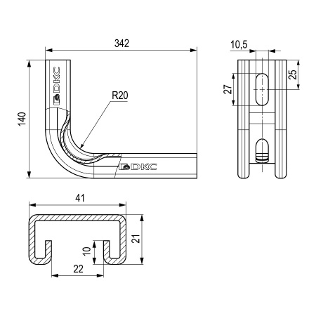 Легкая консоль DW основание 300 мм (BBC3030) Фото