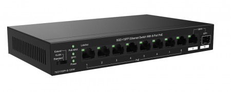 TEG2210P-8-120W Управляемый PoE-коммутатор 9GE+1SFP Фото