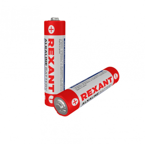 Алкалиновая батарейка AAA/LR03 1,5 V 12 шт. REXANT Фото Алкалиновая батарейка AAA/LR03 1,5 V 12 шт. REXANT Фото