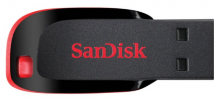 USB 32GB SanDisk Cruzer Blade чёрный Фото