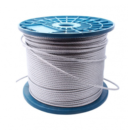 Трос 3,0 мм стальной оцинкованный Фото