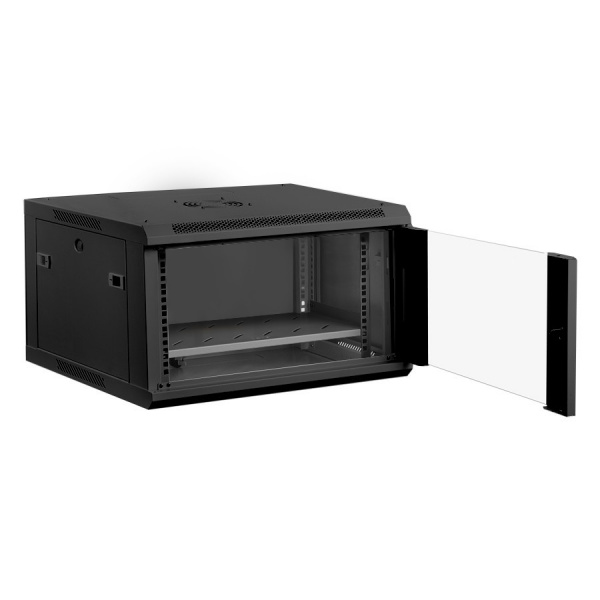 UB-WMC-6U-60/45-GD (B) Шкаф телекоммуникационный настенный 19 UB-WMC-6U-60/45-GD (B) Шкаф телекоммуникационный настенный 19