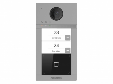 DS-KV8213-WME1(B) IP вызывная панель на двух абонентов с ИК-подсветкой и Wi-Fi Фото