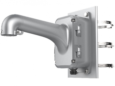 DS-1604ZJ-BOX-POLE-P Крепление на столб с монтажной коробкой, серое Фото