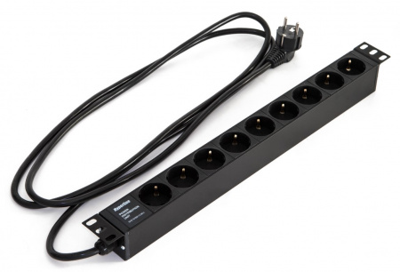 Hyperline SHE19-9SH-2.5EU Блок розеток для 19 Hyperline SHE19-9SH-2.5EU Блок розеток для 19