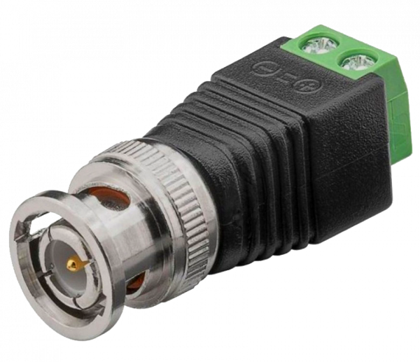 Разъем TS BNC штекер с клеммной колодкой, под винт Фото