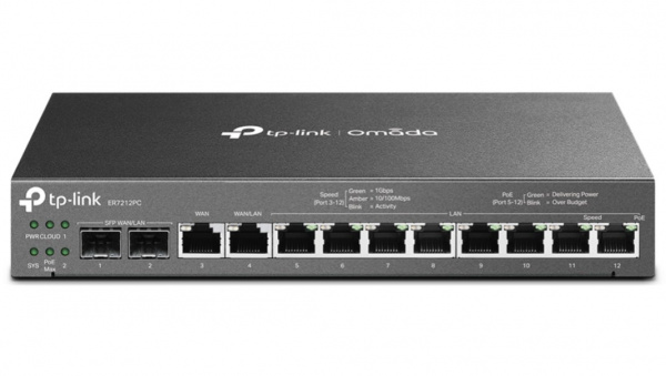 ER7212PC VPN-маршрутизатор Omada с гигабитными портами PoE и встроенным контроллером Фото ER7212PC VPN-маршрутизатор Omada с гигабитными портами PoE и встроенным контроллером Фото