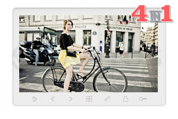 Amelie Slim (White) HD SE Видеодомофон Фото Amelie Slim (White) HD SE Видеодомофон Фото