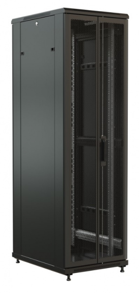 WR-TT-2768-DD-RAL9004 Шкаф напольный 19-дюймовый, 27U, 1388x600х800 мм (ВхШхГ) Фото
