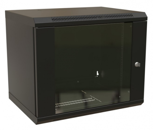 WR-TW-1245-GP-RAL9004 Шкаф настенный 19-дюймовый (19