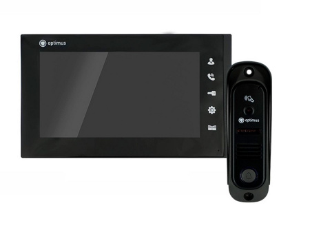 Комплект видеодомофона Optimus Leader IK-27B30IR (b+b) Фото