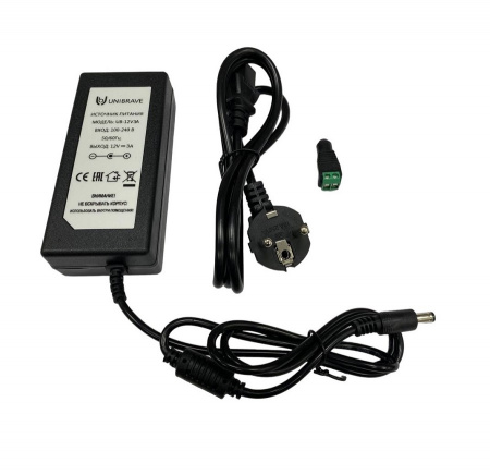 Блок питания Unibrave UB-12V3A Фото Блок питания Unibrave UB-12V3A Фото