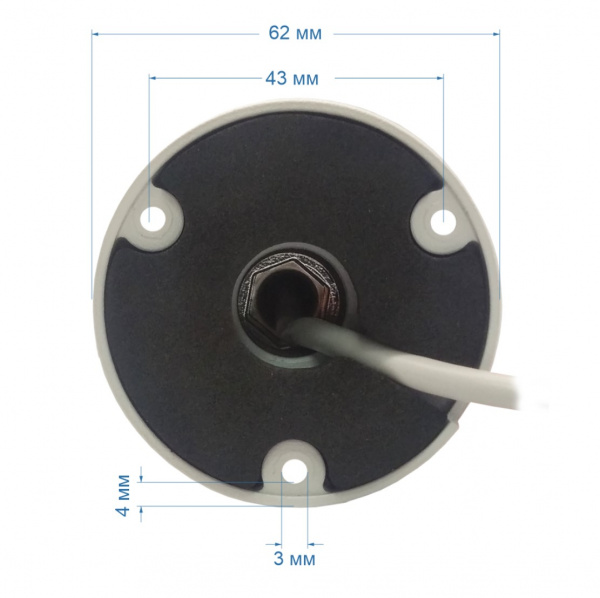 ST-4021 Белый (2,8mm), (версия 4) Уличная цилиндрическая AHD-камера 5MP Фото