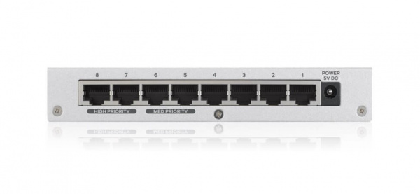 Коммутатор Zyxel GS-108B v3, 8 портов 1000 Мбит/с, настольный, металлический корпус Фото