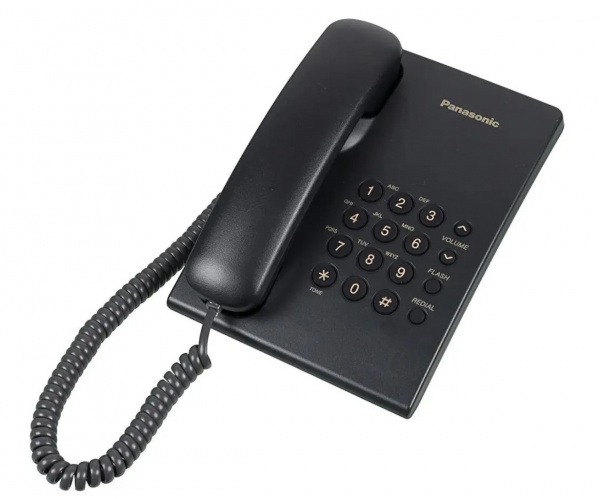Проводной телефон Panasonic KX-TS2350RUB (черный) Фото Проводной телефон Panasonic KX-TS2350RUB (черный) Фото