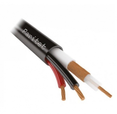 КВК-П-1,5ф 2х0,75 (черный) (Паритет) Кабель коаксильный для систем видеонаблюдения Фото КВК-П-1,5ф 2х0,75 (черный) (Паритет) Кабель коаксильный для систем видеонаблюдения Фото